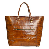 Fifth Avenue Leather Tote Bag Rich Cognac