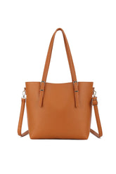 Faux Leather Tote Bag