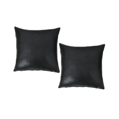 Leather Full Grain Black Cushion