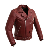 Manhattan Noir Men's Leather Motorcycle Jacket