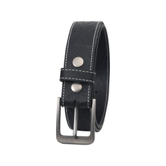 Classic Basket Weave Leather Belt