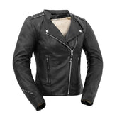 Storm Fury Women's Motorcycle Leather Jacket