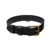 Personalized Leather Hunting Dog Collar