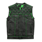 Stormborn Men's Motorcycle Leather Vest