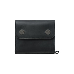 Bifold Wallet - Vegetable Tanned Leather Forest Black Pitch