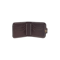Bifold Wallet - Vegetable Tanned Leather Bronze Coffee