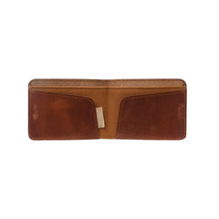 Bifold Wallet - Vegetable Tanned Leather Bronze