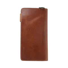LARGE TRUCKER - Vegetable Tanned Leather Wallet Nisan