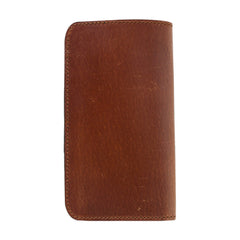 LARGE TRUCKER - Vegetable Tanned Leather Wallet Cream color