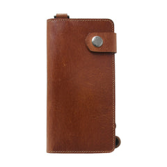 LARGE TRUCKER - Vegetable Tanned Leather Wallet Nisan