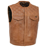 Rugged Ridge Men’s Premium Leather Riding Vest (Signature Collection)