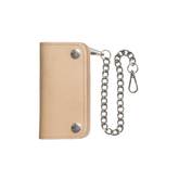 Natural Small Leather Trucker Wallet