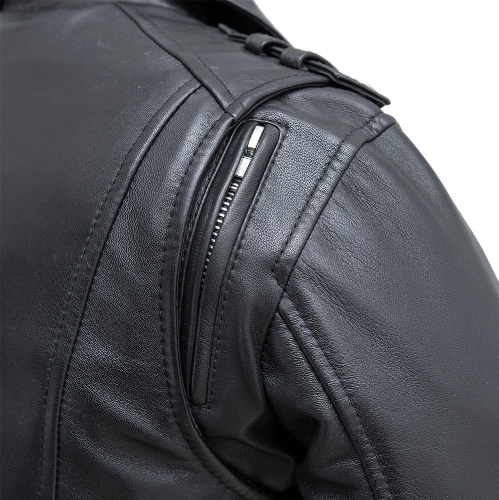 Bloom - Women's Motorcycle Leather Jacket Women's Leather Jacket First Manufacturing Company