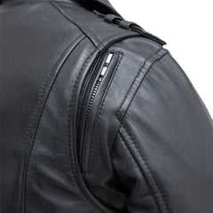 Bloom - Women's Motorcycle Leather Jacket Women's Leather Jacket First Manufacturing Company