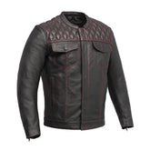 SoHo Shadow Men's Leather Motorcycle Jacket