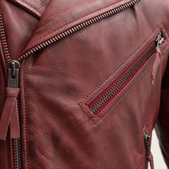 Fillmore Men's Motorcycle Leather Jacket Men's Leather Jacket First Manufacturing Company