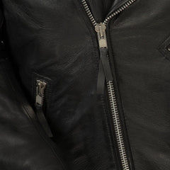 Fillmore Men's Motorcycle Leather Jacket Men's Leather Jacket First Manufacturing Company