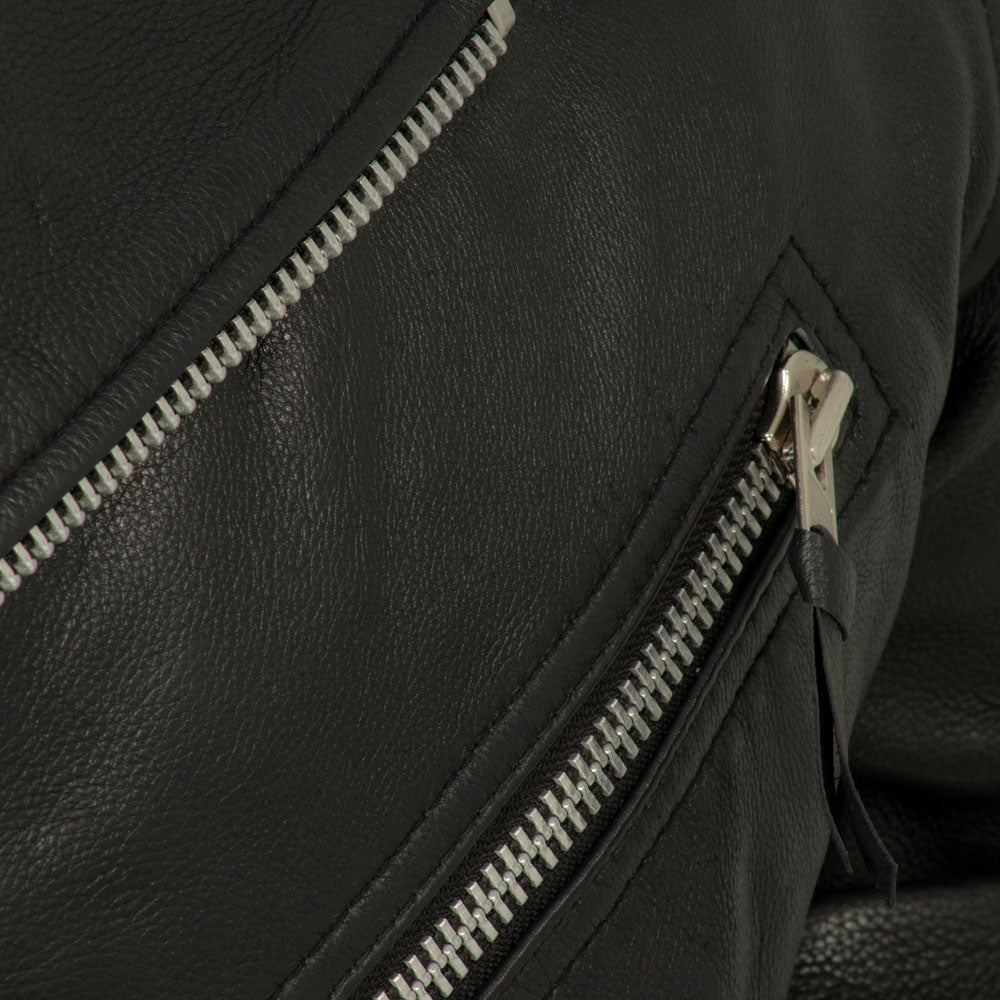 Fillmore Men's Motorcycle Leather Jacket Men's Leather Jacket First Manufacturing Company