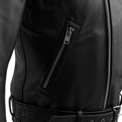 Fillmore Men's Motorcycle Leather Jacket Men's Leather Jacket First Manufacturing Company