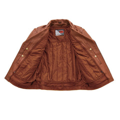 Fillmore Men's Motorcycle Leather Jacket Men's Leather Jacket First Manufacturing Company