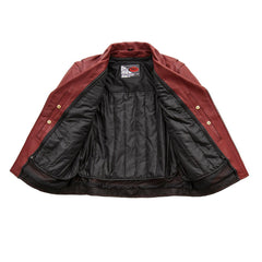 Fillmore Men's Motorcycle Leather Jacket Men's Leather Jacket First Manufacturing Company