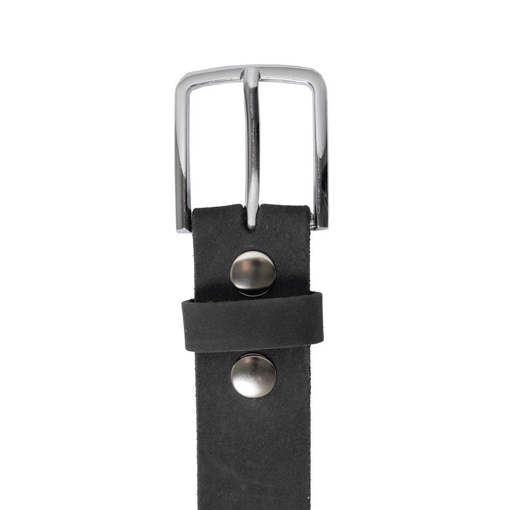 Gunmetal Nubuck Belt Belt First Manufacturing Company