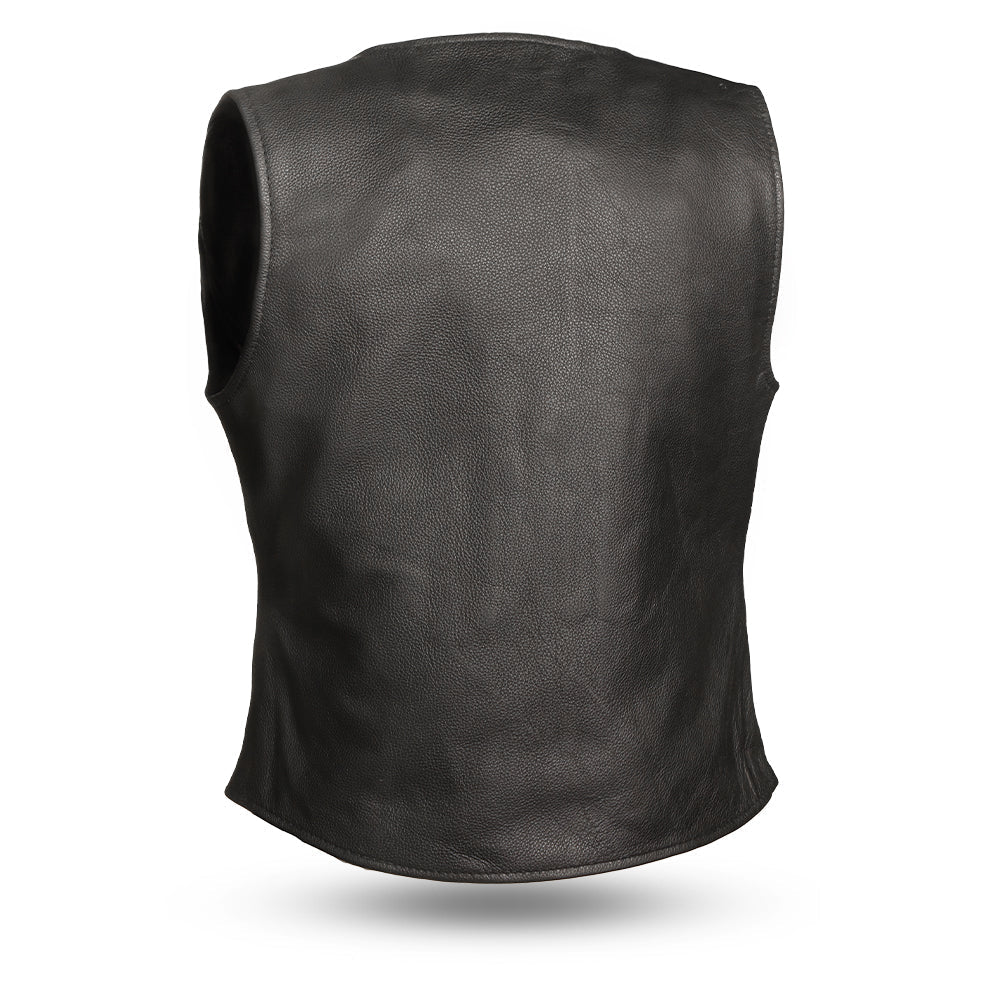 Honey Badger Women's Motorcycle Leather Vest Women's Leather Vest First Manufacturing Company