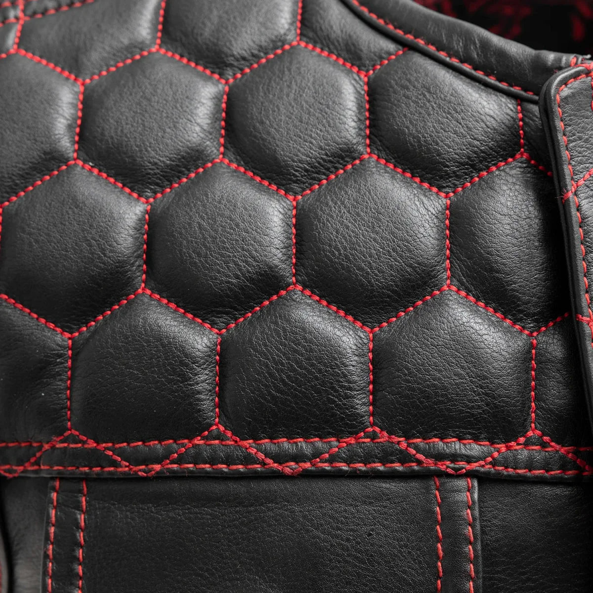 Hornet Men's Club Style Leather Vest Men's Leather Vest First Manufacturing Company