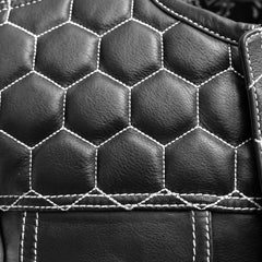 Hornet Men's Club Style Leather Vest Men's Leather Vest First Manufacturing Company