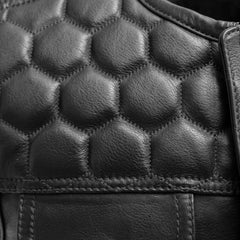 Hornet Men's Club Style Leather Vest Men's Leather Vest First Manufacturing Company