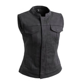 Iron Rose Women's Motorcycle Twill Vest