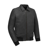 MotoRogue Bomber Men's Leather Jacket