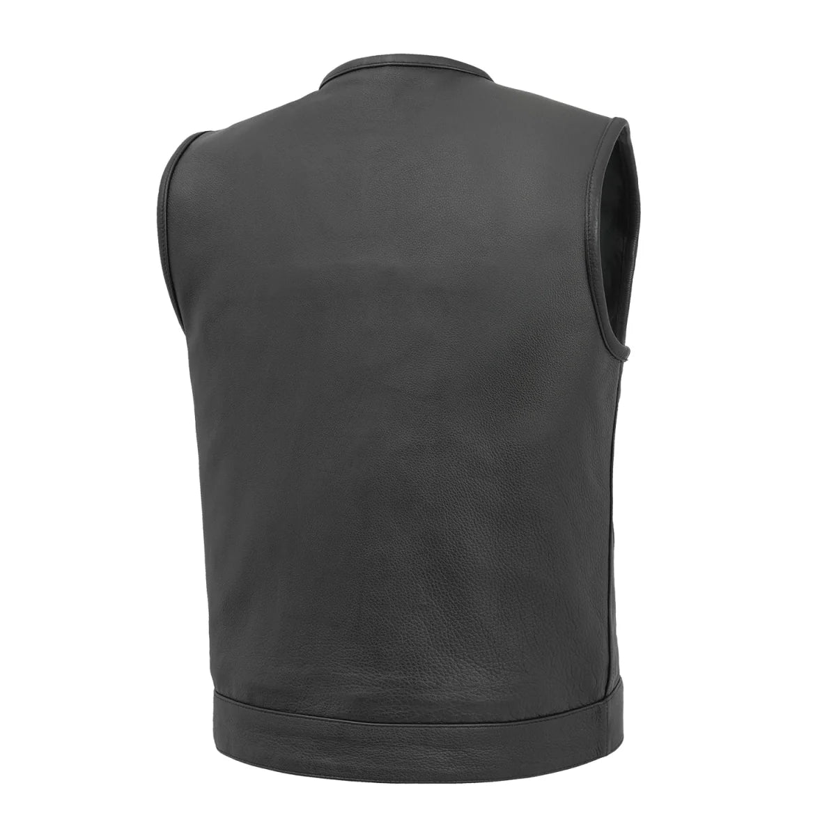 No Rival - Men's Motorcycle Leather Vest Men's Leather Vest First Manufacturing Company