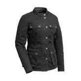 Alley Streak Women's Twill Motorcycle Jacket