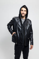SlateLine Men's Vegan Faux Leather Jacket