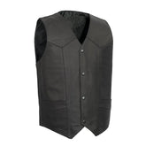 Top Shot Men's Motorcycle Leather Vest