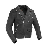 Eagle Ruler Men's Motorcycle Leather Jacket