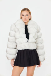 SoHo Snowfall Fur Coat