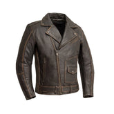 Throttle & Thread Men's Motorcycle Leather Jacket