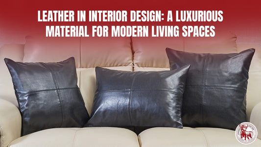 Leather in Interior Design: A Luxurious Material for Modern Living Spaces