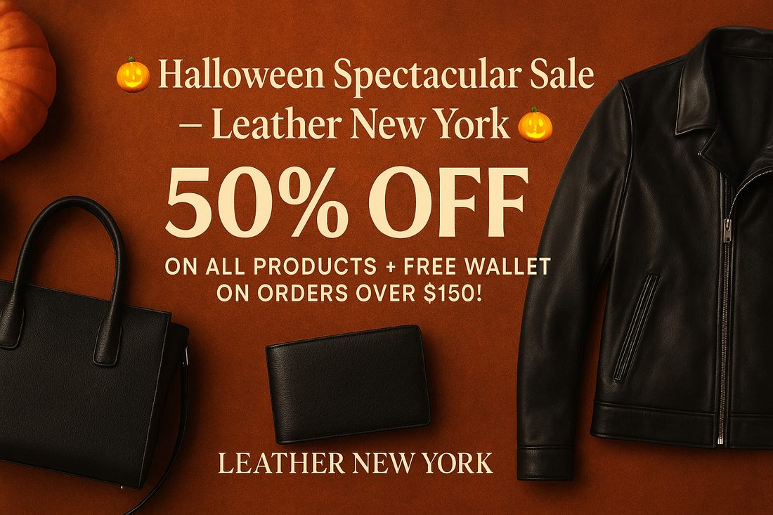 🎃 Halloween Spectacular Sale – Leather New York 🎃