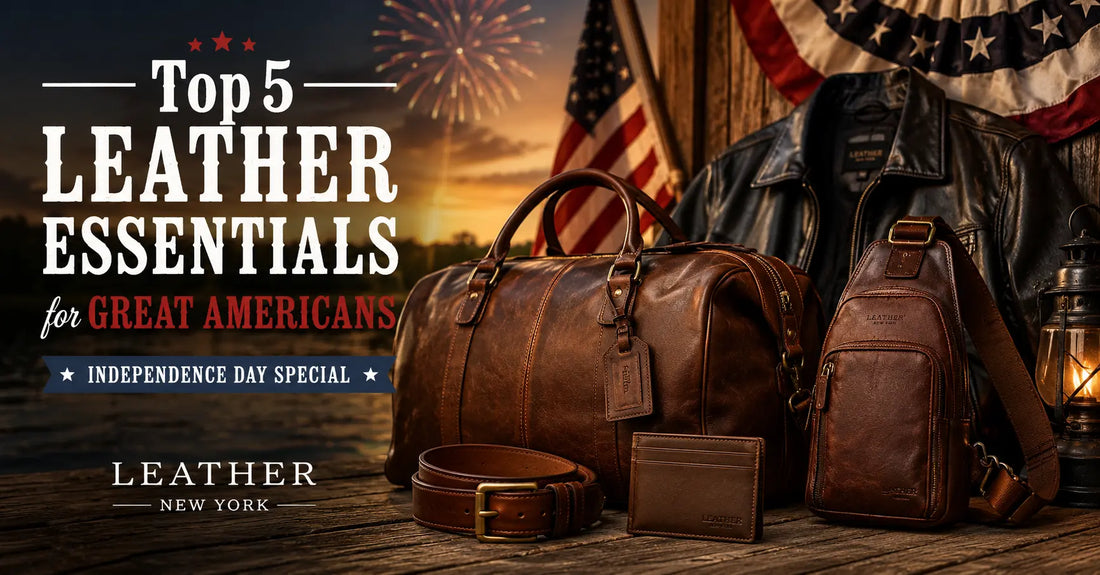 Top 5 Leather Essentials for Great Americans - Independence Day Special