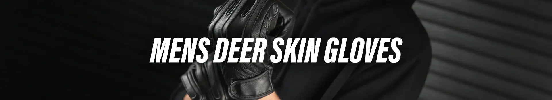 Mens Deer Skin Gloves