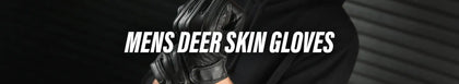 Mens Deer Skin Gloves