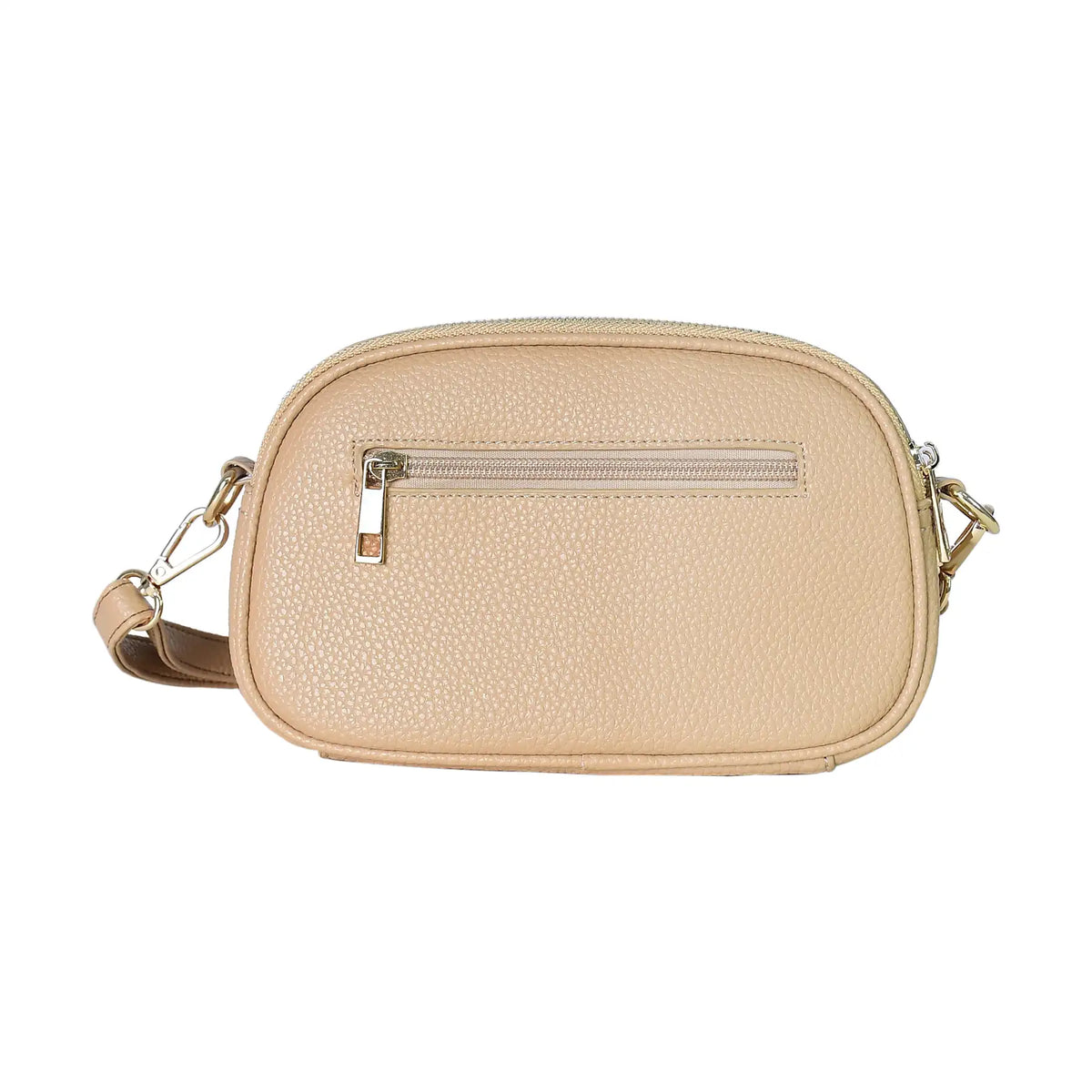Beige Sling Crossbody Bag