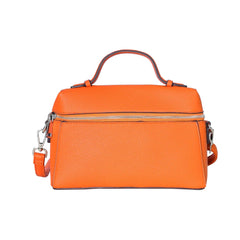 Bold Orange Satchel Bag