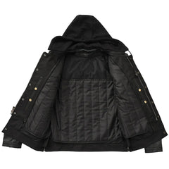 Nightstrike Men’s Motorcycle Leather Jacket