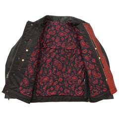 Redstrike Men’s Motorcycle Leather Jacket