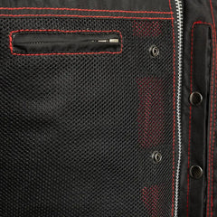 Street Creed Moto Mesh Men's Motorcycle Vest