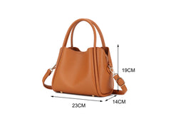 Faux Leather Loop Shoulder Bag